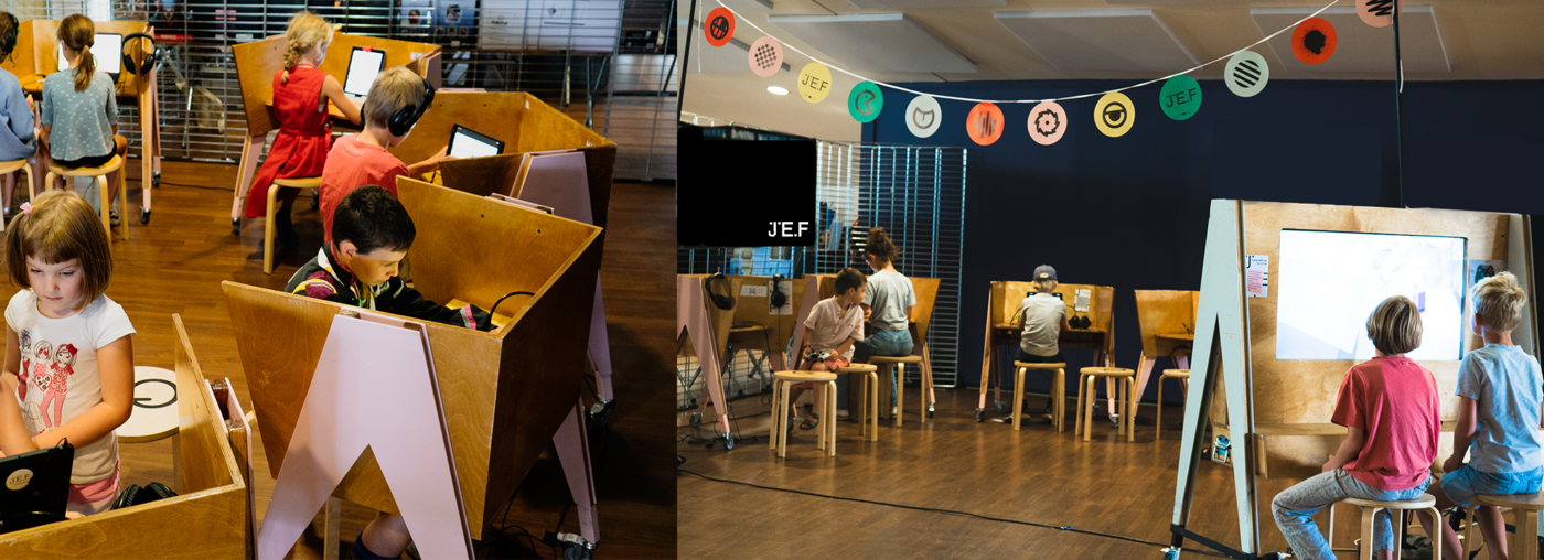 JEF gamelab installatie