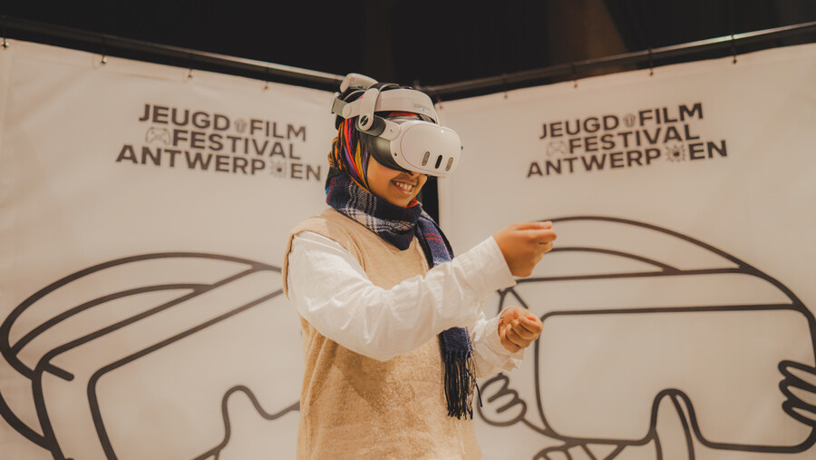 leerlingen in XL-Medialab